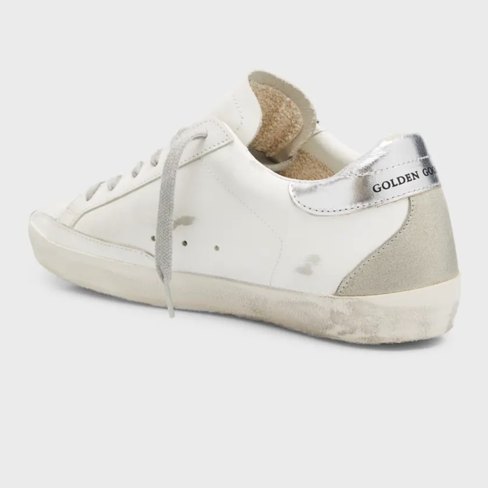 Golden Goose Super-star Mixed Leather Sneakers 45/12 - Picture 2 of 15